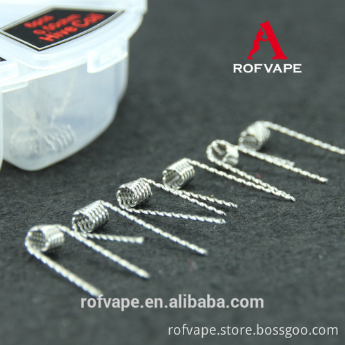 smoking vaporizer vapor starter kit prebuilt clapton coil vape cigar & electronic cigarette for sale in china
